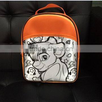 Animation Style DIY Schoolbag Graffiti Bag Children Hand Bag photo-6