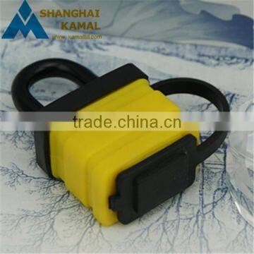 Normal or Long Shackle Aluminum Laminated Padlock With Rubber Cover Waterproof Gate Locks photo-6