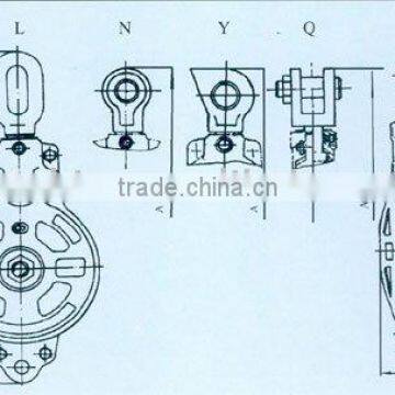 HC SERIES SINGLE/DOUBLE WHEEL MARINE WIRE ROPE BLOCKS