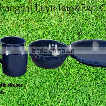 Porcelain Enamel Bowl Dinner Plate Coffee Mug Dinnerware photo-2