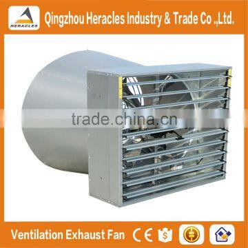 Heracles Trade Assurance Greenhouse Poultry House Used 3 Phase Thermostat Controlled Exhaust Fan of Butterfly Cone Fan photo-3