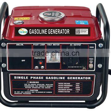 2 Stroke 450W-750W Aluminium/copper Recoil Start With Frame 950 Gasoline Generator photo-2