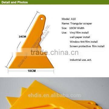 A10 Triangle Scraper With Logo Printing Car Window Scraper PP Material photo-2