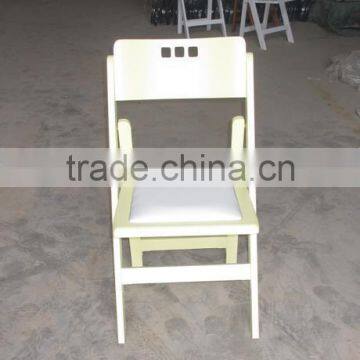 Hot Sale White Wood Folding Chair for Wedding photo-2