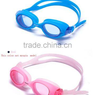 Waterproof Wide View Fashionable One Piece Silicone Swimming Glasses Unisex