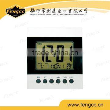 2016 Simple Fashion Muti-function ABS LCD Display Digital Desktop Alarm Clock photo-2