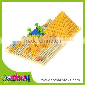 Best selling pyramid and sphinx toys blocks model famous building miniature
