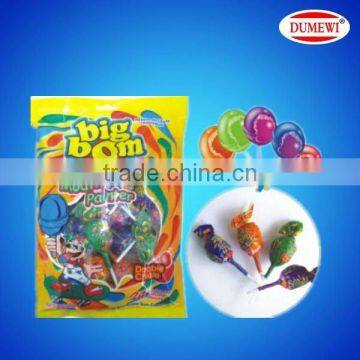 25g Big Bom XXL Mixed Fruity Lollipop with Gum