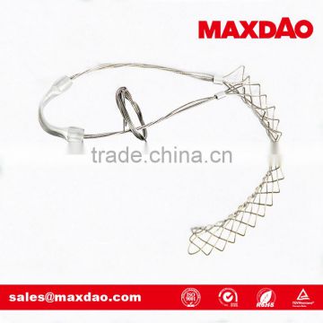 Heavy duty Electrical Coaxial cable open weave hoisting grip