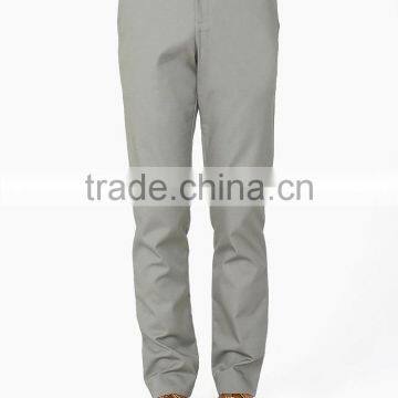 Wholesale Slim fit mens long trousers leggings custom cotton twill chino pants