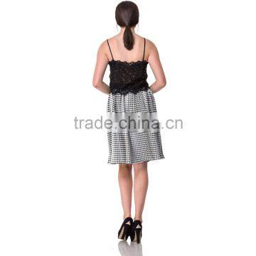 Guangzhou Domin Factory Directly Wholesale 2017 Latest Lady Fashion Skirt photo-4
