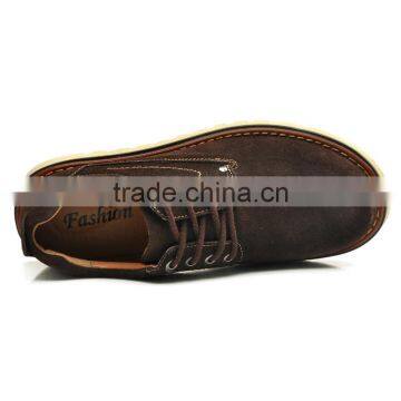 Black Swede Leather Casual Shoes Fashion Sample for Men, Adults Work Boots Shoes With Leather Upper and Rubber Sole photo-6