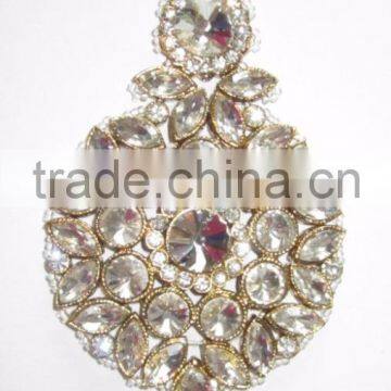 JHOOMAR JHUMAR Side Passa TIKA PEARL Crystal Hair Accessory photo-2