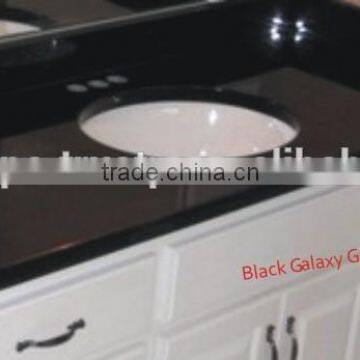 Black Galaxy Cut to Size Slab, Tiles & Stair Case