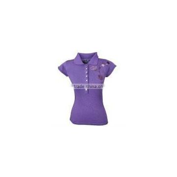 High Quality Polo Tee Shirt/Women/100 % cotton