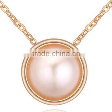 High End Semi-precious Pearl Pendant Necklace Fashion Natural Pearl Pendant Necklace for Her Gifts photo-2
