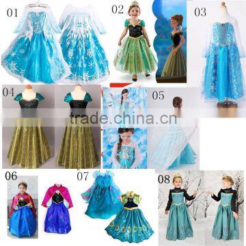 Frozen Anna Elsa Costume Frozen Princess Elsa Costume photo-3