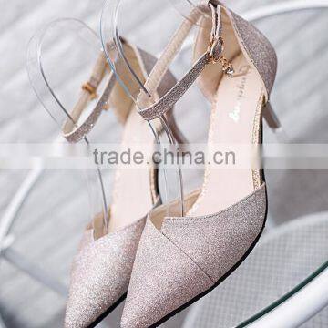 Zm50082b 2017 Spring and Summer Europe Cusp Ladies Fancy Sandals Pencil Heels Shoes Women photo-6