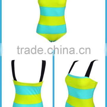 Fujian Shishi Manufacture Sexy Simple One Piece Swimwear Full Body Swimsuit photo-5