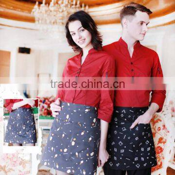 China OEM Supply Chef Apron Uniform / Restaurant Waiter Wear photo-2