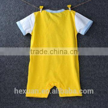 Newborn Girl 100% Pure Cotton Romper Short Sleeve Baby Jumpsuit photo-4