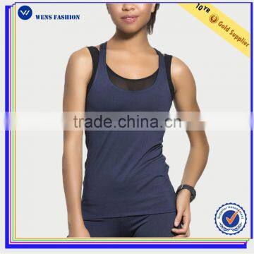 Hot Sale Yoga Wear Sleeveless Tank Top Fitness & Body Building Women Sport Crop Tops