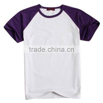 Round Neck Short Raglan Sleeves T-shirt for Promotion photo-5