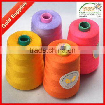 100% Polyester Cheap Multicolor Sewing Thread