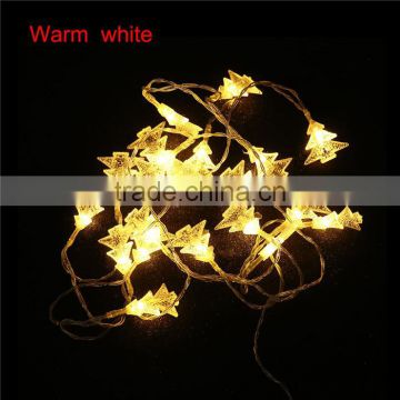 PVC LED String Fairy Lights Christmas Wedding Party Decor Transparent Clear Christmas Tree 2.5m long