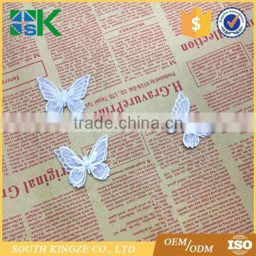 3D Butterfly Patch Iron on Sew Sticker Embroidery Home DIY Craft Accessory