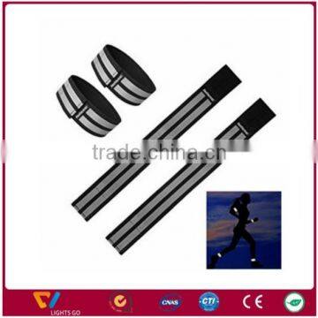 Highly Reflective Safety Slap Wrap Hook and Loop Armband With Two Straps Under CE EN 13356 photo-6