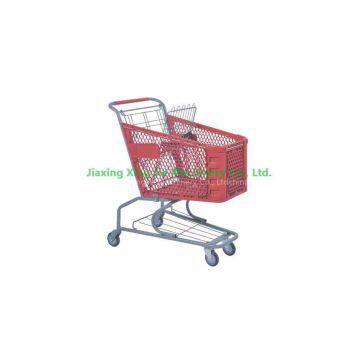 plastic shopping trolley baskets PL100A880×510×940mm