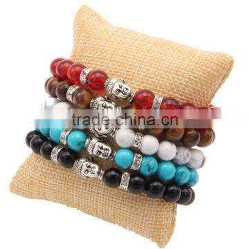 Agate Beads Buddha Bracelet Religion Tibet Charm Jewelry