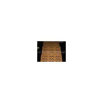 Decorative Wooden MDF Acoustic Panel For Stadium Walls , Fire - Proof BT new pattern