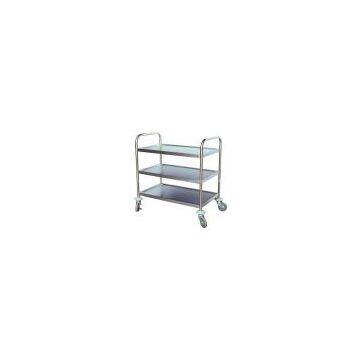 Circular Pipe Stainless Steel Dining Cart(Europe Style )