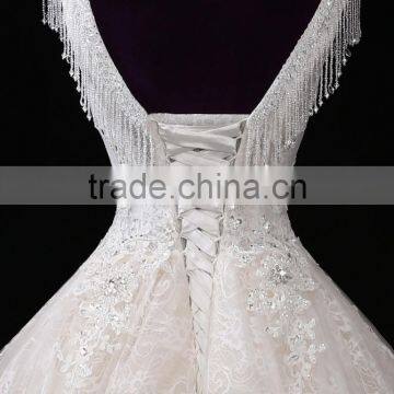 Wedding Gowns 2017 BridalNew Style Sweetheart Mermaid Chiffon Off-shoulder Mermaid Lace Wedding Dress A150 photo-3