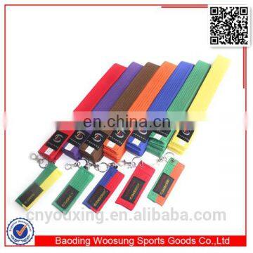 Martial Art Style taekwondo colored karate belt for sale