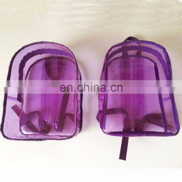 Clear Transparent PVC Multi-pockets School Backpack Outdoor Backpack photo-2