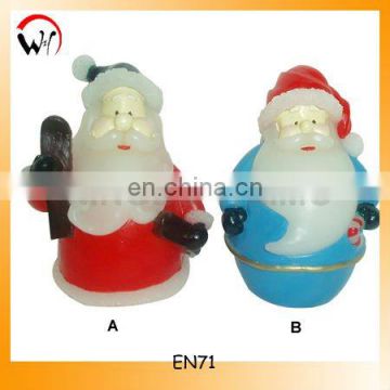 Christmas santa claus candle