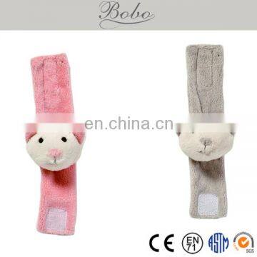 cat baby wrist rattle as infant toy