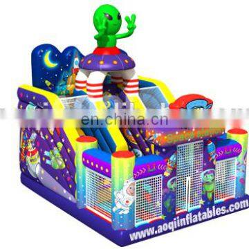 2015 new design outer planet inflatable slide