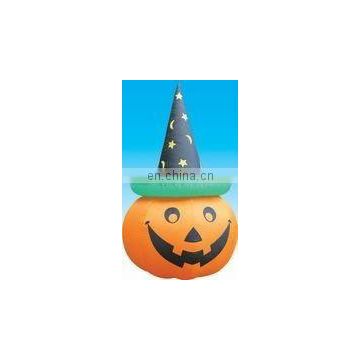 Inflatable Halloween Pumpkin with Hat