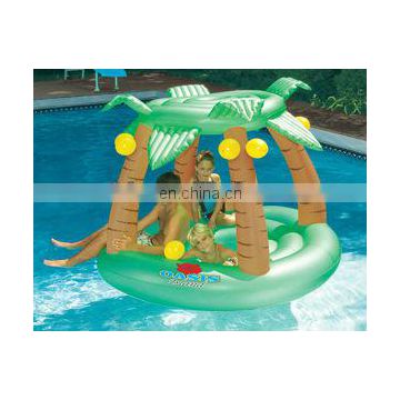 pool inflatable oasis island