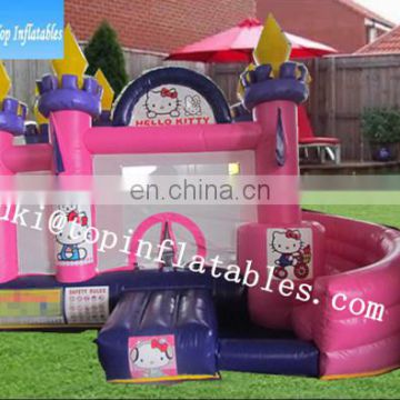 used commercial bounce houses for sale,inflatable pink cat bouncer