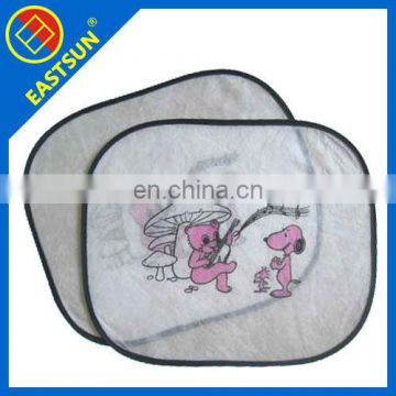 Non-woven side window sunshade for car