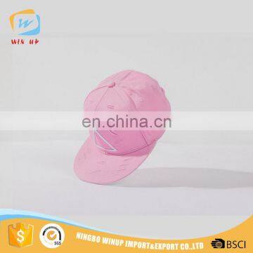 WINUP wholesale pink snapback sports hat embroidery baseball cap