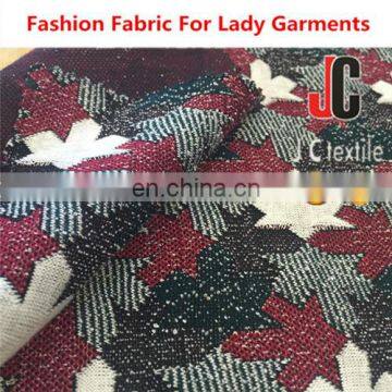 Stretch Fabric Recycled Polyester Rayon Spandex T/R Yarn Dyed Jacquard Stretch Knit Polyester Fabric photo-6