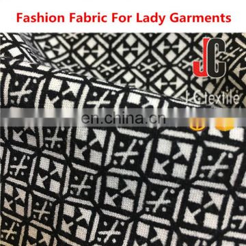 polyester printed fabric screen print simple design women's shirt