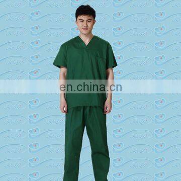 Medical disposable scrub coat suits a kit includes coat and pants