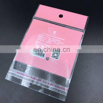 poly bag with header card transparent plastic bag supplier malaysia opp bags